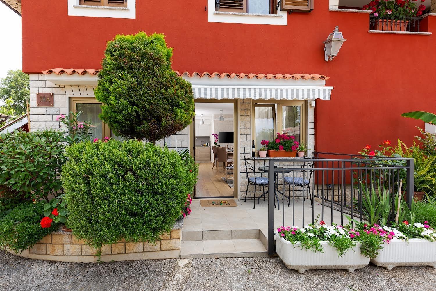 Apartman Angolo Verde Vizinada Ngoại thất bức ảnh